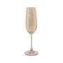 Warm Amber Champagne Flute