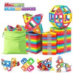 Magnetic Building Blocks Big Size Stem Toys Learning Educational Constructor Set Magnet Toys For Children Toys For Kids Birthday