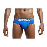 Jockmail Sky-blue And Orange Briefs