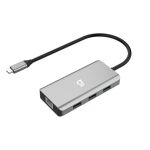 Aluminum Usb-c Port Compact Docking Station 8 In 1