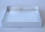 Silver Square Tray – 4X25X25CM