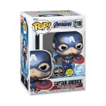 Funko Pop Marvel Studios: Avengers Endgame – Captain America Glow In The Dark Special Edition Comic-con 2023 Exclusive