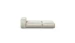 Lounger - Velvet - Creme - 220CM X 84CM