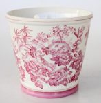 Pink Floral Design Planter 21.5X23.5CM