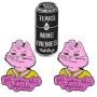 Fashion Accessories Funny Personality Enamel Pin Badge Set Of 3 Special