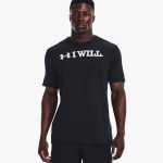 Under Armour Men's I Will Short Sleeve Tee 001 Black - 10XL