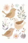 Birds Canvas Print - 600MM X 600MM