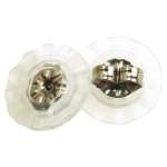 Blomdahl Individual Clasp With Disk For Titanium Earrings Single