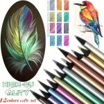 12 Art Drawing Pencils For Adult Coloring & Sketching Vibrant Colors Non-toxic Coloring Pencil Set With 3.0MM Soft Lead Core For