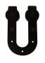 Horse Shoe Hanger Black