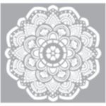 Stencil Mandala Lrg