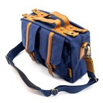 Nostalgic Pro Messenger soft Briefcase Camera Bag-med BLUE-31301BL