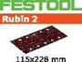 Festool Abrasive Sheet Stf 115X228 P120 RU2/50 Rubin 2 499034