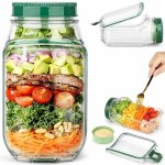 Salad Pod Jar With Side Opening