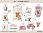 Cot Duvet Bedding Moo I Highlands Cow Set