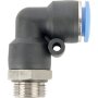 Elbow W/o-ring 12MM-3/8 M Pu Hose Fitting