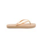 Advance - Aruba Plain Womens Flip Flop Gold - 5 Tan