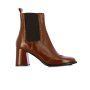 Chelsea Block Heel Ankle Boot -chocolate