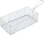 Stainless Steel Frying Handle Snack Basket Fryer For Skillet