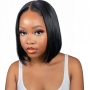 10 Inch Straight Short Bob Wig - Human Hair With 13X4 Lace Front