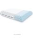 Gel Memory Foam Pillow Ventilated Cooling Pillow Removable Machine Washable Cover - Queen White Pack Of 1