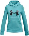 Girls' Ua Rival Fleece Logo Hoodie - COSMOS-476 Ysm