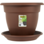 Addis Chocolate Brown Venus Plant Pot 36CM