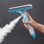 1PC Multifunctional Glass Wiper With Watering Can - Perfect For Cleaning Mirrors Windows And Cars - Includes Bathroom Accessorie