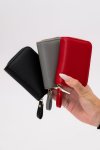Zipp Around Credit Card Holder Pocket Wallet With Rfid Blocking