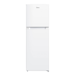 Midea 173L White Fridge Top Mount Freezer - HD-216FNWHITE