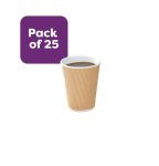 Ripple Brown Cup 250ML 25PK