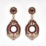 African Chic Sahara Beaded Earrings - Sahara