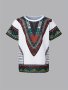 Boys Digital Allover Print Casual T-Shirt Colorful Ethnic Pattern Vibrant Red Summer Tee For Boys