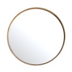 Oak Deep Frame Round Mirror - 100CM
