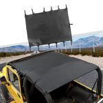 Jimen Bikini Top Sunshade Soft Top Compatible With Jeep Wrangler Tj 1997-2006