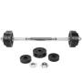 2 In 1 Adjustable Cast Iron Dumbbell Barbell Set 22KG