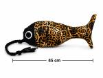 The Captains Catch Fish Cushion & Tug Toy - Small 45CM Leopard Print