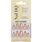 Nail HQ Almond Lemon French Nails
