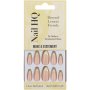 Nail HQ Almond Lemon French Nails