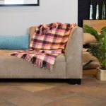 Brites - New Orleans Burgundy dark Coral - 140 X 138 Cm