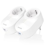 PH6 AV1000 Gigabit Passthrough Powerline Adapter Kit