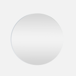 Emerging Creatives Float Frameless Round Mirror - 70CM
