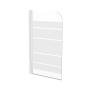 Nerea Bath Screen Chrome Pivot Screen With 4MM Printed Glass W76CMXH130CM