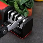 1PC Knife Sharpener Professional 4 Stages Kitchen Sharpening Tool Portable Sharpener For Home And Outdoor
