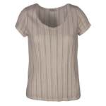 Sheer Stripe T-Shirt - Grey L