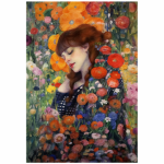 Tear Resistant Deco Print Klimt Lady