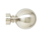 32 Mm Stainless Steel Finial Solid Ball B silver 1