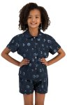 Girls Short Pyjamas - Moons - 3 4