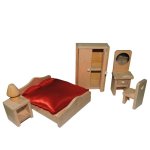Wooden Dolls House Furniture