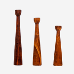 Tapered Candle Holder - Cognac - Small